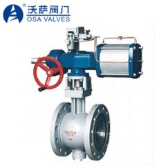 沃萨OSAZSSV气动V型调节球阀