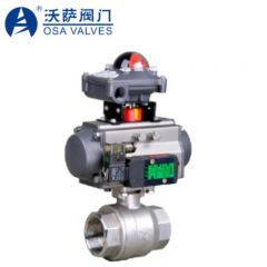 沃萨OSAQ611气动螺纹式球阀