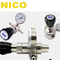 进口带压力表减压器