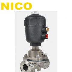 进口气动卫生级卡箍快装式隔膜阀