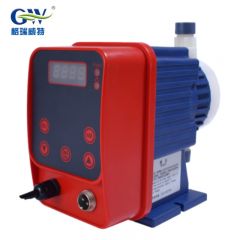 防腐电磁隔膜计量泵PVDF泵头PTFE管路Modbus-RS485/4-20MA计量泵